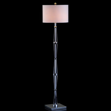 Francine 60" Crystal LED Floor Lamp - JONATHAN Y